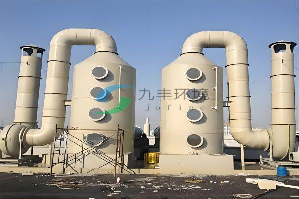 半导体行业利用喷淋塔主要处理什么呢?