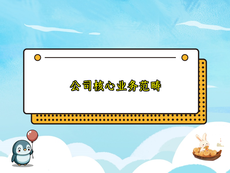 公司核心业务范畴