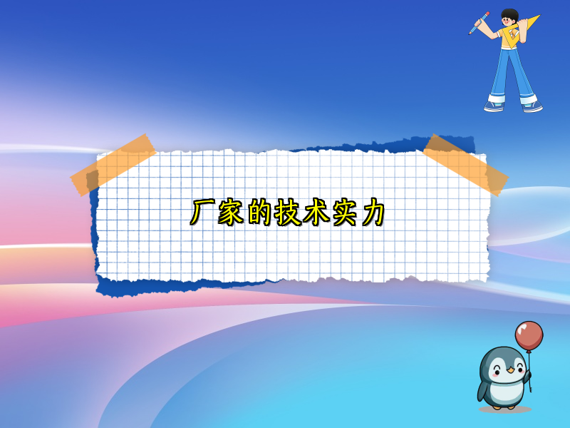 厂家的技术实力