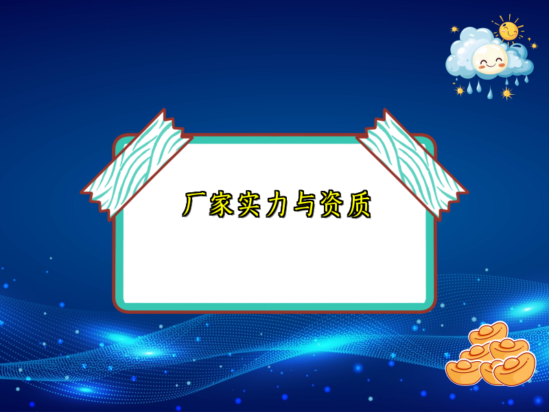 厂家实力与资质
